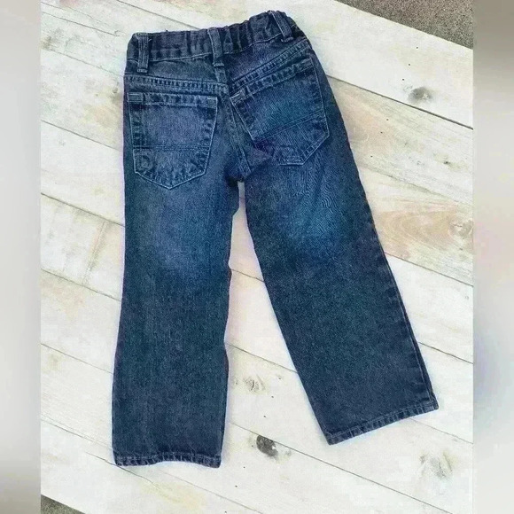 Old Navy Boys Denim Blue Jeans Regular Fit Size 5 Slim - Picture 4 of 5